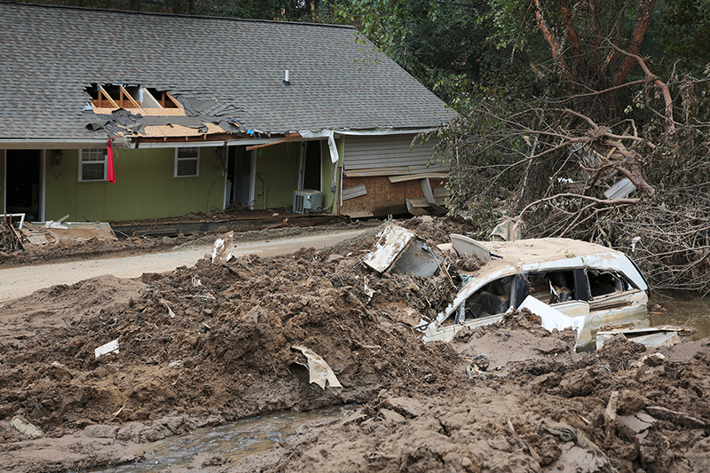 Hurricane Helene Aftermath : North Carolina : Richard Moore : Photographer : Photojournalist